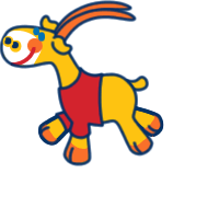 Illustration of a baby, star sign Capricorn Illustration of a baby, star sign Capricorn