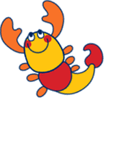 Illustration of a baby, star sign Scorpio Illustration of a baby, star sign Scorpio