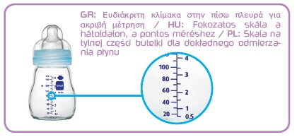 Mam Feel Good Γυάλινο Μπιμπερό με Θηλή Σιλικόνης 2m+, 260ml-1