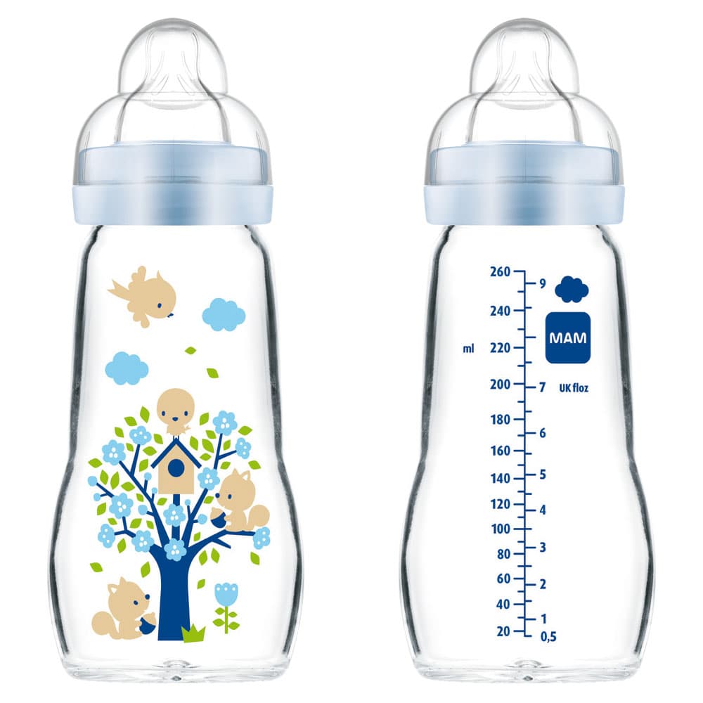 Feel Good 260ml - Glass Baby Bottle