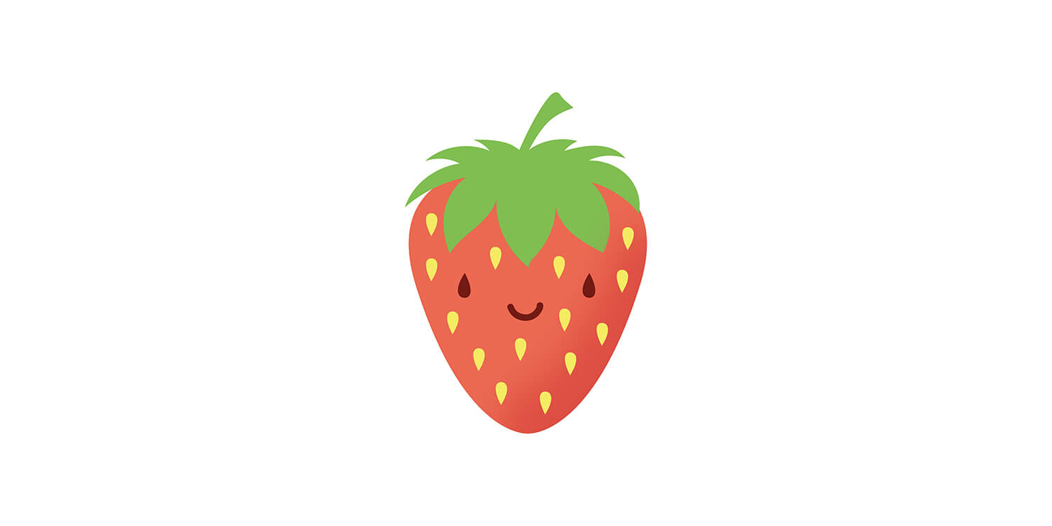 Your baby is now roughly the size of a little strawberry.