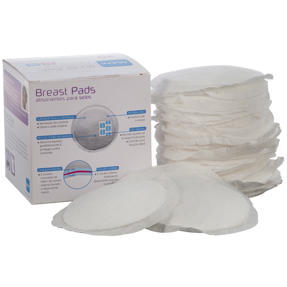 Absorvente para Seios MAM - 30 unidades Absorvente para Seios MAM - 30 unidades
