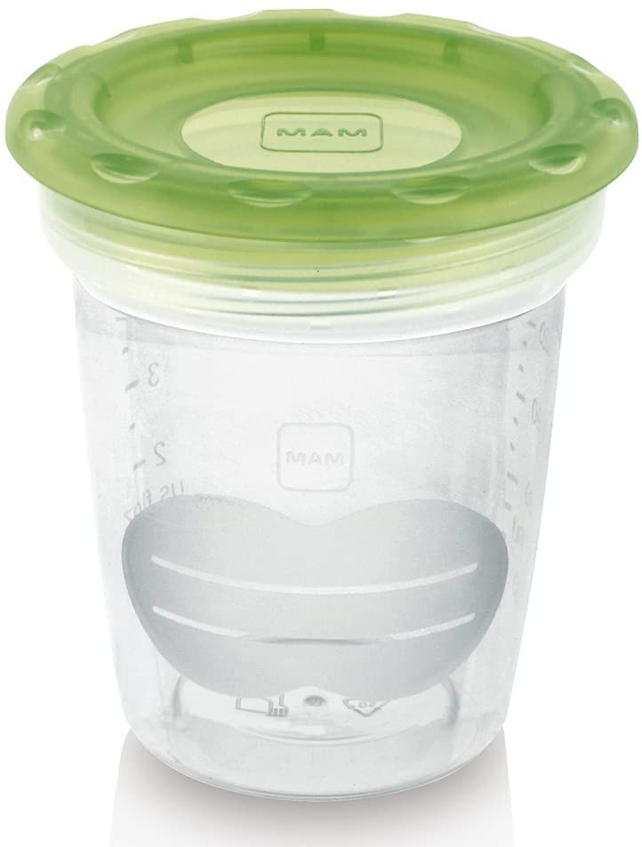Potes para Armazenamento de Leite MAM - 120ml - 5 unidades Potes para Armazenamento de Leite MAM - 120ml - 5 unidades