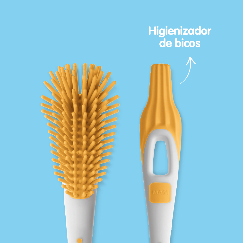 Escova para Limpeza de Mamadeiras e Bicos MAM - Soft Brush Escova para Limpeza de Mamadeiras e Bicos MAM - Soft Brush