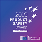 Honored with the EU product safety award 2019