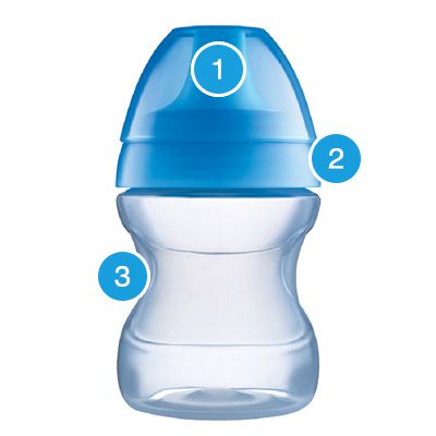 Tasse d'apprentissage 190ml 6 mois+ aléatoire - Made in Bébé